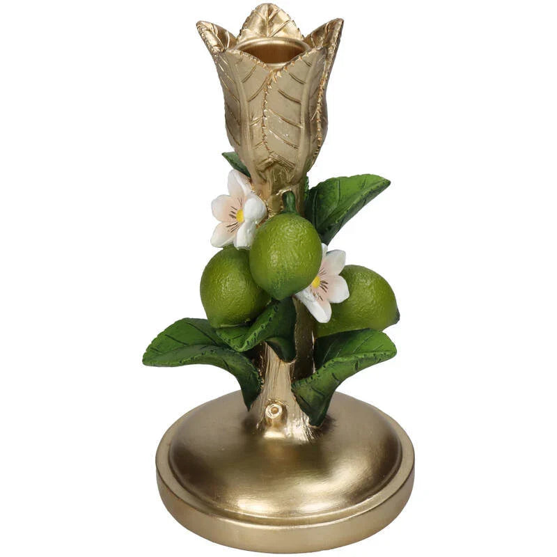 Candle Holder - Lime Gold