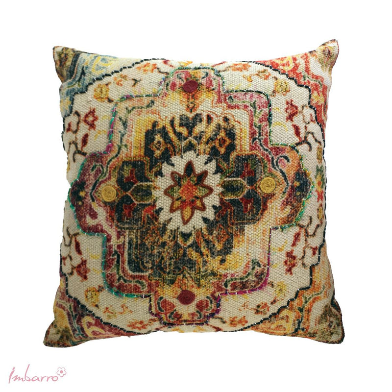 Decorative Cushion Imbarro - Bohemian Style - Sand