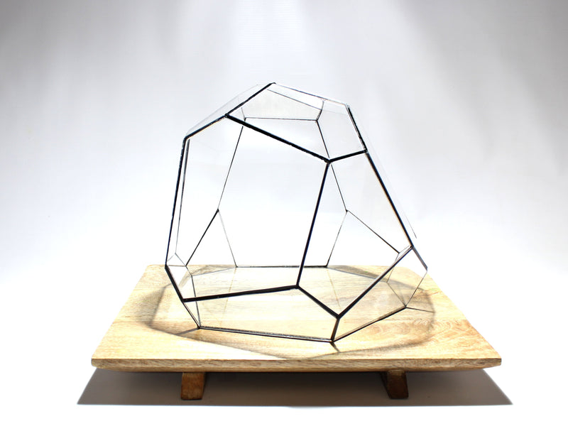 Geometric Terrarium - Torno - Vivarium - ↑ 28 X 26 X 24 Cm (Lxwxh) - Glass