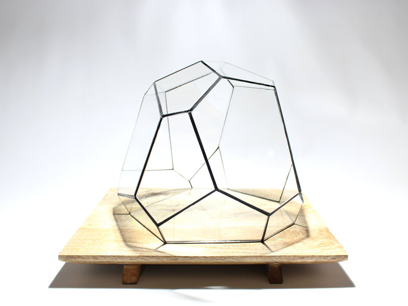 Geometric Terrarium - Torno - Vivarium - ↑ 28 X 26 X 24 Cm (Lxwxh) - Glass