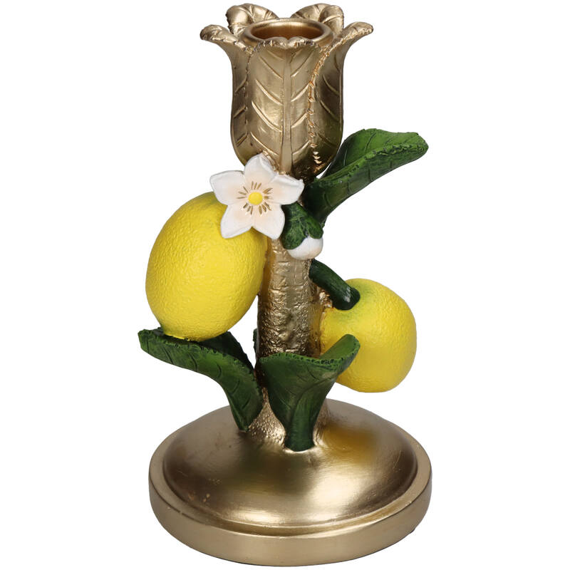 Candle Holder - Lemon ↑ 18 Cm