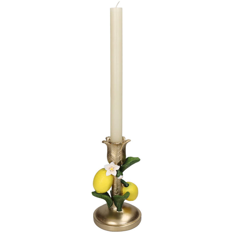 Candle Holder - Lemon ↑ 18 Cm