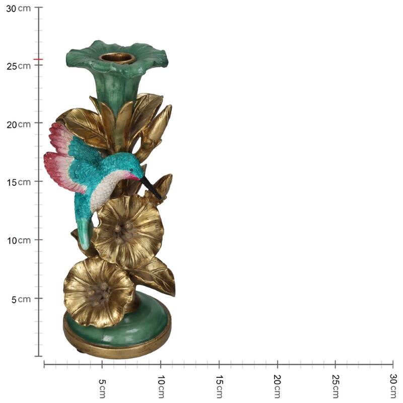 Candle Holder - Hummingbird ↑ 26 Cm