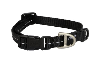 Rogz For Dogs Nitelife Halsband Zwart