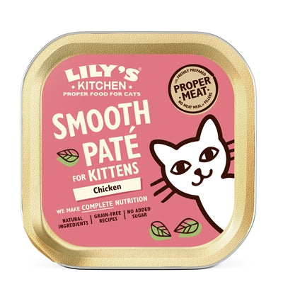 Lily's Kitchen Cat Kitten Smooth Pate Chicken