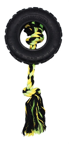 Happy Pet Grrrelli Tyre Tugger Zwart / Groen