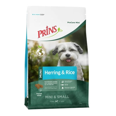 Prins Procare Adult Mini Herring / Rice Hypoallergenic