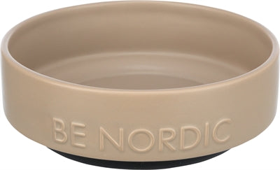 Trixie Be Nordic Voerbak Hond Keramiek / Rubber Taupe