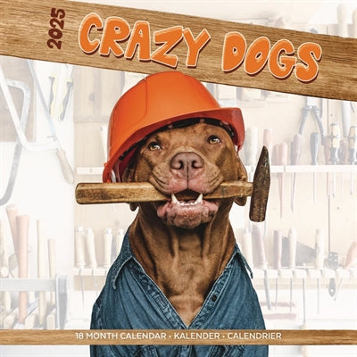 Merkloos Kalender Crazy Dogs 2025