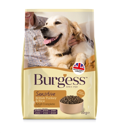 Burgess dog sensitive kalkoen / rijst