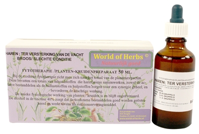 World of herbs fytotherapie haren vachtversterking