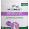 Vets best clean ear / eye wipes hond
