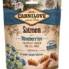 Carnilove crunchy snack zalm / blauwe bes