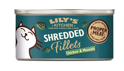 Lily’s kitchen chicken & mussel shredded fillets