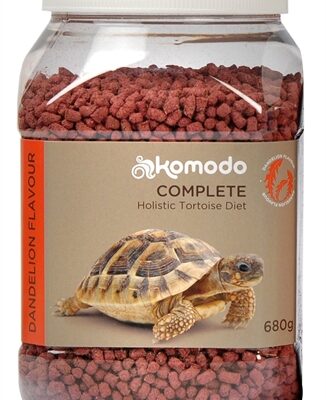 Komodo voer schildpad paardebloem